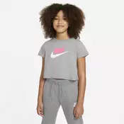 Nike SPORTSWEAR CROPPED T-SHIRT, decja majica, siva DA6925