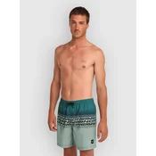 ONeill Logo Stripe 16 kopalne hlače green heritage stripe