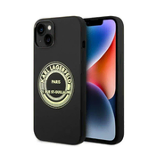 Karl Lagerfeld Etui Karl Lagerfeld Silicone RSG za iPhone 14 Plus - črno