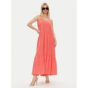 Sisley Ljetna haljina 43A2LV05P Koraljna Loose Fit