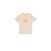 ALPHA INDUSTRIES Majica ecru / oranžna