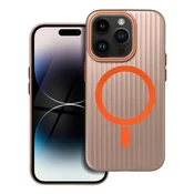 OEM Ohišje za iPhone 14 PRO Simply, združljivo z MagSafe, titanovo, v barvi puščave
