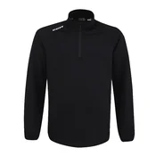 Moški pulover CCM LOCKER ROOM FLEECE 1/4 ZIP Black XXL