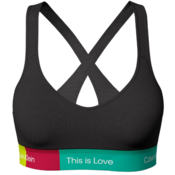 Sportski grudnjak Calvin Klein Medium Support Sports Bra - black beauty