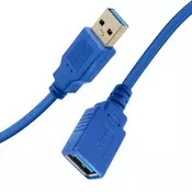LINQ LinQ, USB 3.0 podaljšek kabla 5Gb/s Sinhronizacija Dolžina 1,5m, Modra, (5000220183)