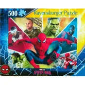 Ravensburger - Puzzle Spider-Man: Nov dan - 500 kosov