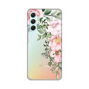 Silikonska maska za Samsung A346B Galaxy A34 5G Gentle Rose Patter Print Skin providna