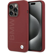 BMW BMHMP15LSLBLRE iPhone 15 Pro 6.1 red hardcase Silicone Big Logo MagSafe (BMHMP15LSLBLRE)
