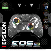 Joypad wireless Fantech WGP15 EOS PRO multiplatform RGB crni