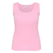 KAFFE CURVE Top KCcarina svetlo roza