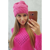 Womens cap Dagmara K332 pink