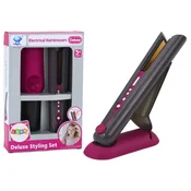 Hair Straightener Toy Stand Lights Sounds