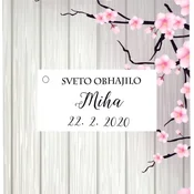 Kartončki za darila OBHAJILO KAROBH 05