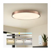 Immax NEO 07323L-LED zatemnjevalna stropna svetilka SEMPLICI 96W/230V, premer 80 cm, Wi-Fi Tuya, roza + daljinski upravljalnik