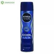 DEO NIVEA SPRAY COOL KICK MEN 150ML (6) DELTA DMD