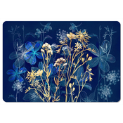 Bertoni Home Unisexs Rectangular Table Pad Midnight Navy Blue