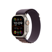 Apple Watch Ultra2 Cellular, 49mm Titanium Case with Indigo Alpine Loop - Large