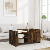 Stolic za kavu boja dimljenog hrasta 100 x 50 x 50 cm od drva