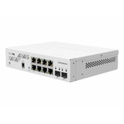 Mikrotik Cloud Smart Switch 610-8G-2S IN, 8 x GbE, 2 x SFP