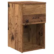 vidaXL vidaXL Posteljna omarica Star les 29 x 31,5 x 49 cm Inženirski les, (5000210705)