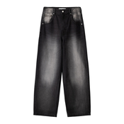 Bershka Kavbojke črn denim