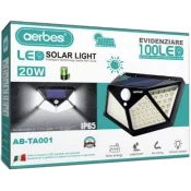 Aerbes Solarna Stenska svetilka Stenska 20W
