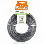 Nitka za motorno koso DEMON 3,0mm x 50m, okrogla, ojačana 65834