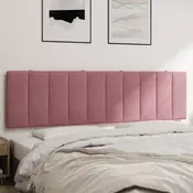Vidaxl vidaXL Vzglavnik za posteljo, roza, 180 cm, žamet
