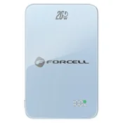 Prijenosna baterija Forcell - F-Energy SuperSlim F10K8, 10000 mAh, MagSafe, plava
