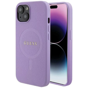 Guess GUHMP15MPSAHMCU iPhone 15 Plus 6.7 purple hardcase Saffiano MagSafe (GUHMP15MPSAHMCU)