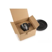 Skodelica za espresso Zicaffe Black of Italy v črni darilni škatli
