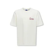 Only & Sons Junior Majica OSJFREDO pastelno zelena/vinsko rdeča