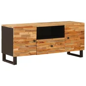 TV ormar s policom Smeda 105 x 33 x 46 cm Cvrsto drvo manga