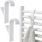 shumee TG67249 Kavelj za radiator, obešalnik za radiator, komplet 2 kosov, za brisače in kopalniški plašč