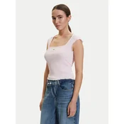 Tommy Jeans Top DW0DW22220 Svetlo rožnata Slim Fit