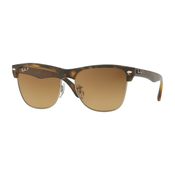 Ray Ban Naočare za sunce Clubmaster Oversized 0RB4175 878/M257, Braon