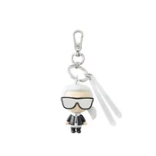 Karl Lagerfeld Obeski za ključe IKON SKI kremna/črna/bela