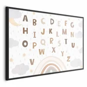 shumee Plakat - Črke v umirjenih barvah