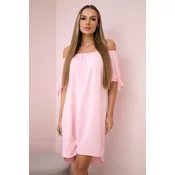 Kesi Włoski Dress tied on the sleeves light jeans