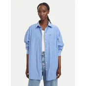 Tommy Jeans Srajca Essential DW0DW22936 Modra Oversize