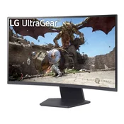 Monitor LG 68,6 cm (27,0) 27GS60QC 2560x1440 Curved Gaming 180Hz VA 1ms 2xHDMI DisplayPort Pivot  sRGB99% FreeSync Premium G-Sync Compatible HDR10 UltraGear