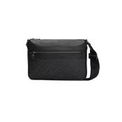 TOMMY HILFIGER Torba za čez ramo bazaltno siva/črna