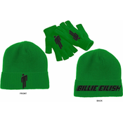 Billie Eilish Unisex Beanie Hat & Glove Set Green