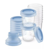 Avent šolje sa poklopcem i adapterom-set 10kom+2ad