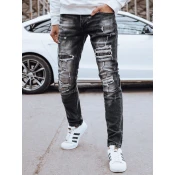 Spodnie męskie jeansowe czarne Dstreet