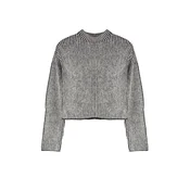 Trendyol Ecru Crew Neck Crop Knitwear Sweater