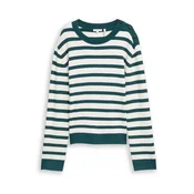 TOM TAILOR Pulover jelka/bela