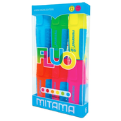 Set mini tekst markera Mitama - Fluo, 6 boja