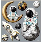shumee Stenske nalepke za dekoracijo Astronavt Collection