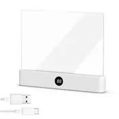 VYZIO® Zatemnjena LED bralna svetilka z zaščito oči, USB polnilna, časovnik 0–99 min | BOOKLED